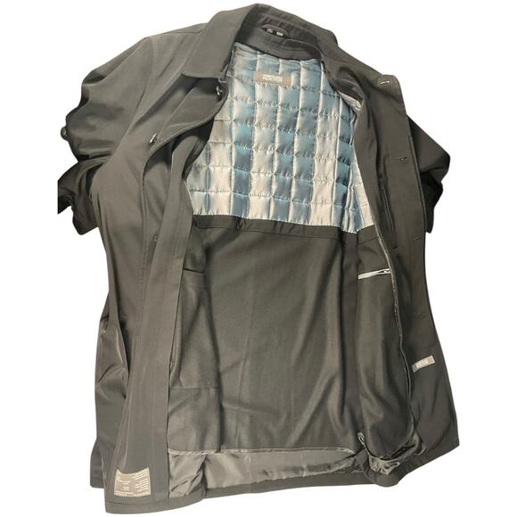 Kenneth Cole Reaction Men Black Rain & Stain Repellent Jacket XL Removable Liner - Picture 3 of 10